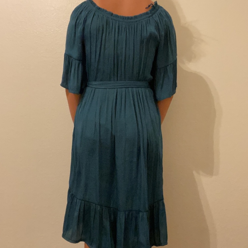 Dark aqua dress